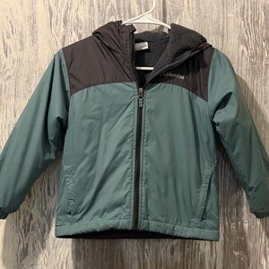 Columbia Kids' Teal and Black Puffer Jacket